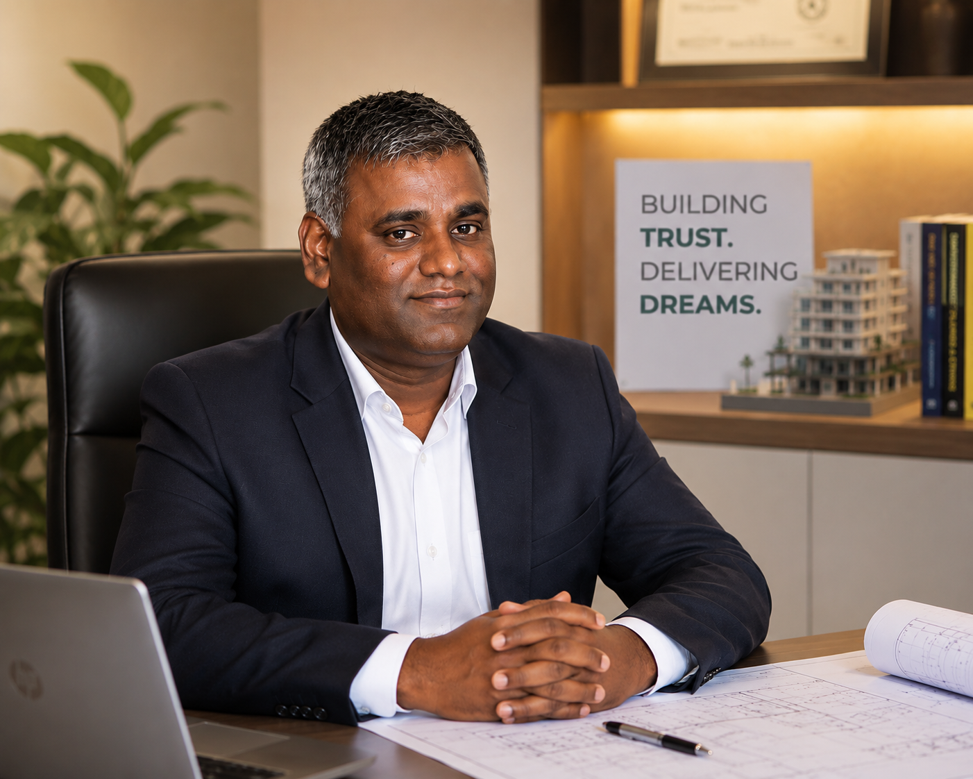 V. Nemasayee, Founder of Sai Krupa Constructions